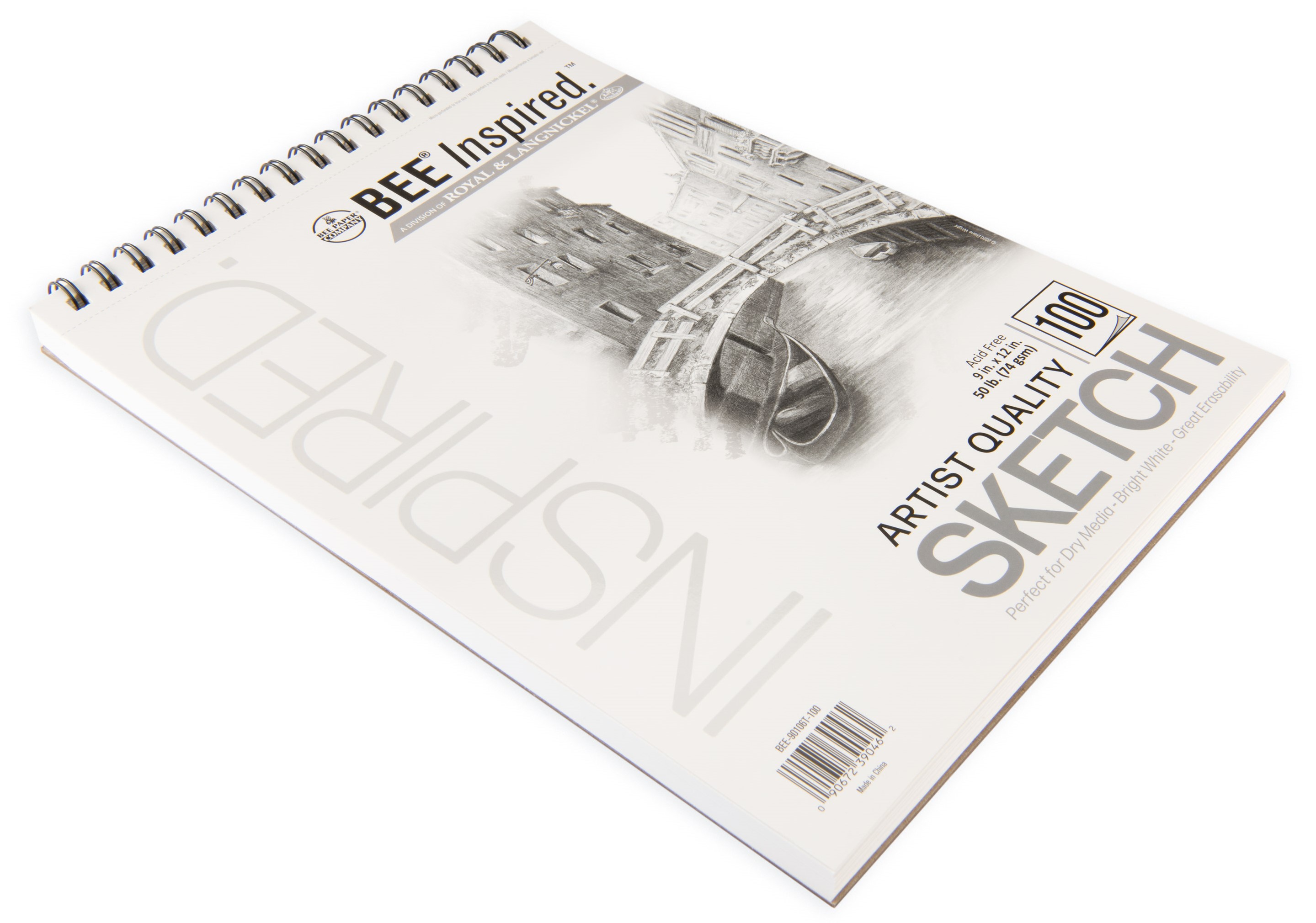 Bee Paper Bee Inspired 9x12" Sketching Paper Pad, 100 Sheets photo 8