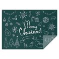thumbnail image 1 of Merry Christmas Tablecloth Wrinkle Resistant Washable Tablecolths Table Covers Triangle Tree Gingerbread Man Table Cloths for Party Picnic Dinner Decor Rectangle,60x84inches, 1 of 5