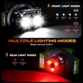 thumbnail image 3 of Luces para Correr ISEYOU 800LM 6+2 Modos con Chaleco Reflectante, 3 of 7