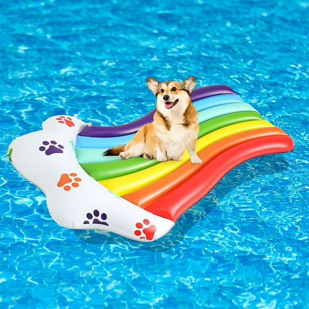 Inflatable dog pool float sale