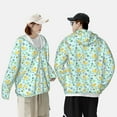 thumbnail image 4 of Pofeuu Duck Cartoon Print Sun Protection Outdoor Lightweight Full Zip UV Cooling Hoodie Long Sleeve Summer Clothing for Outdoor Hiking-Small, 4 of 7