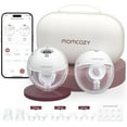 thumbnail image 1 of Momcozy M5 Smart App Control Hands Free Breast Pump, Electric Wearable Breast Pump Portable with 3 Modes & 9 Levels, 2 Pack, Gray, 1 of 9
