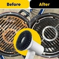 thumbnail image 2 of Synoshi Steel Brush Heads (2 Units) for Electric Spin Scrubber | Designed for Heavy-Duty Cleaning Tasks, 2 of 4