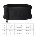 thumbnail image 4 of Bolsas invisibles para cinturón de teléfono Bolsa elástica para correr para deportes al aire libre (M Negro), 4 of 4