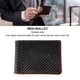 thumbnail image 4 of Bolso Soportador de Tarjetas, Billetera de Cuero Pu Suave y Elegante para viajar, 4 of 7