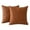 Brown, variant on 18X18 Faux Leather Brown Decorative Throw Pillows Covers For Couch Square Cushion Covers For Sofa Bedroom Pillow Case Home Decor