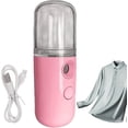 thumbnail image 1 of Nano Facial Steamer - Tool | Portable Mist Sprayer For Moisturizing, Pore Cleansing, And Face Hydration | Handheld Cold Spray Design, ABS+PC Body, Suitable For All Skin Types, 1 of 8