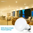 thumbnail image 4 of 8 Pack 7.5W LED Lights BR20 R20 Dimmable LED Light Bulbs, Flood Light Bulb Indoor, 3000K Warm White, 4 of 7