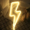thumbnail image 3 of Flash LED - Letrero de neón LED USB o alimentado por batería Letrero de neón Decoración Sala de estar Luz de neón amarilla para el dormitorio Fiesta de cumpleaños de Navidad Fiesta de bar JFHHH pequeña, 3 of 5