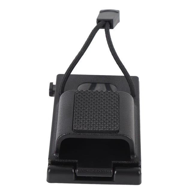 Radio Carry Holster, Anti Slip Compact ABS Black Universal Radio Belt Holster Adjustable for Security