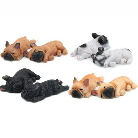 

Flm Cute Sleeping Dog Fridge Magnetic Sticker French Bulldog Mini Toy Magnet Decor