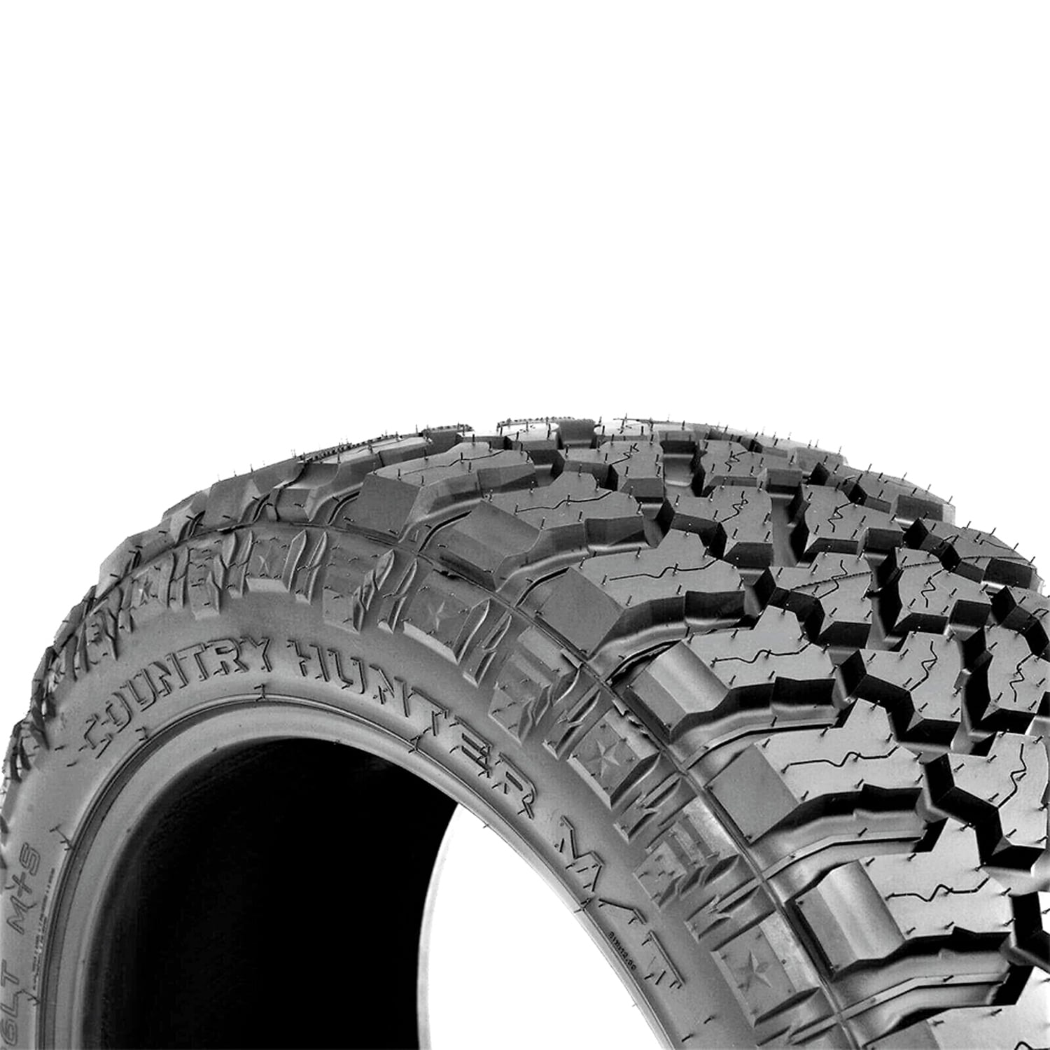 Fury Country Hunter M/T 35X12.50R24 114Q E 10 Ply Mud All-Season Light Truck One Tire