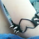 thumbnail image 5 of Punk Love-anillo para pierna, liga con tirantes de cuero de aleación hecho a mano en forma de corazón, Hip-hop, 5 of 5