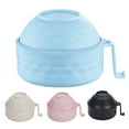 thumbnail image 3 of Walbest 1 Sets Microwave Ramen Cooker Bowl Set Quick Ramen Cooker with Handles, Ramen Noodle Cooker with Spoon Chopsticks Fork College Dorm Room Apartment Essentials for Girls and Boys, 3 of 7