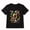 Black-4, variant on Kids Dot Day Shirt Rainbow Polka Dot Grid Pattern Colorful Kids T Shirt