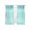Green, variant on Orange Brown Sheer Curtains 72 Inch Length 2 Panels Set, Modern Abstract Art Ombre Striped Voile Window Treatment Rod Pocket Curtains Sheers Drapes for Bedroom/Living Room/Kitchen 52"x72"x2