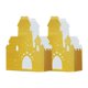 thumbnail image 2 of Caja de dulces Macarena 10 uds forma de castillo dorado para fiesta de boda, 2 of 8
