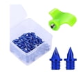 thumbnail image 2 of jinwen 50 Pieces Track Shoe Spikes Replacement Spikes for Short Running Competition Blue, 2 of 9