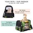 thumbnail image 3 of St. Patrick's Day Premium Pet Travel Bag - Durable 900D Oxford Cloth, Sherpa Base, & Nylon Webbing - 17x10x11.8 in - Ideal for Dogs & Cats - Includes Convenient Features, 3 of 7