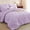 Lavender, variant on 7-Piece Full Purple Pinch Pleat Pintuck Comforter Set, All Season Bed in a Bag with Sheets & Pillowcases