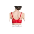 thumbnail image 2 of INSPIRE CHIC Women Full Cup Bras Breathable Comfort Floral Lace Full Coverage Non Padded Underwired Bra 38/85 Fit 36B/C Red, 2 of 7