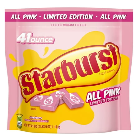 UPC 022000019912 - Starburst, All Pink Fruit Chews Candy, 41