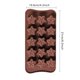 thumbnail image 2 of 2PCS Star Chocolate Moulds Silicone 15 Cavity Sweet Moulds Star Wax Melt Moulds Valentines Candy Moulds Mini Star Moulds Non Stick Gummy Ice Moulds, 2 of 5