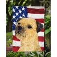 thumbnail image 3 of Carolines Treasures SS4247GF 11 x 15 In. Usa American Flag With Border Terrier Flag- Garden Size, 3 of 3