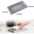 thumbnail image 4 of Jabonera de silicona de primera calidad, paquete de 2, jabonera con drenaje automático para ducha, baño, cocina (gris), 4 of 5