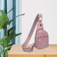thumbnail image 2 of Bag Women Crossbody Backpack Chest Bag Adjustable Shoulder Strap Versatile Pink, 2 of 8