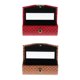 thumbnail image 1 of 2pcs PU Leather Lipstick Case Holder Storage Box with Mirror Red and Brown Yuyangstore Estuche de pintalabios con espejo, 1 of 8