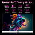 thumbnail image 3 of Gawfolk 24.5" 200Hz Gaming Monitor FHD 1080P, IPS,Sleek White Design with Built-in Speakers, 3 of 9