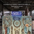 thumbnail image 3 of High Precision Body Weight Scale Smart Bathroom Scales with Large LCD Display(400lbs),Decorative for Bedroom-Dreamcatchers With Feathers Hanging Featuring Floral, 3 of 4