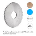 thumbnail image 3 of Unique Bargains 75mm Dia 22mm Arbor 4mm Thick 50 Tooth High Speed Steel Circular Saw Blade, 3 of 5