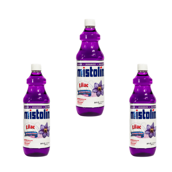 3 pack  bottles  Mistolin Lilac All Purpose Cleaner (28FLOZ x 3)