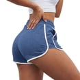 thumbnail image 4 of Athletic Running Shorts for Women Lightweight Breathable Elastic High Waist Workout Yoga Gym Shorts with Pockets, 4 of 7