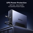 thumbnail image 2 of UPS Battery Backup UGREEN NAS 120W 12000mAh Surge Protector, 2 of 9