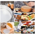 thumbnail image 3 of 100 Pieces 10cm Parchment Paper Baking Ring Liner Baking Paper for Round Cake Pan Round Cheesecake Baking Air Fryer, 3 of 5