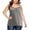 Gray, variant on Olyvenn Fashion Women's Plus Size Camisole Tops Adjustable Spaghetti Strap Built in Bra Cami Tank Tops Relaxed Fit Cotton Undershirts Wine L