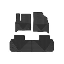 WeatherTech All-Weather Floor Mats compatible with Chevrolet Traverse Limited, Traverse - 1st & 2nd Row, Black