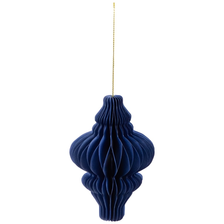Paper Christmas Ornaments - Navy Blue - Walmart.com