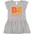 thumbnail image 3 of Inktastic Be Kind Logo In Orange Girls Toddler Dress, 3 of 5