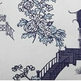thumbnail image 2 of Simply Daisy, 14" x 20" China Old Navy Blue Floral Decorative Outdoor Pillow, 2 of 3