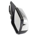thumbnail image 5 of For Chevy Equinox 2010 2011 2012 2013 2014 Door Mirror Passenger Side | Power Glass | Heated Glass | w/ Memory | w/ Blind Spot Mirror | Chrome | Replacement For GM1321456 | 22818268, 615343026909, 5 of 6