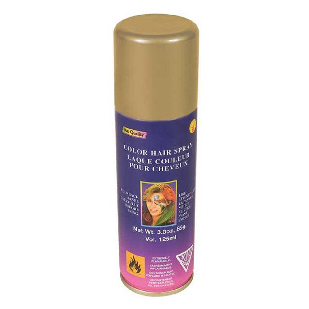 Gold Colored Hairspray Halloween Costume Accessory  Walmart.com