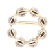 thumbnail image 4 of Bufanda de imitación cristal vintage Yinane Hebilla forma titular de joyería mujeres, 4 of 8