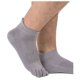 thumbnail image 1 of Calcetines de algodón cortos, de caña baja, de cinco dedos, de verano, deportivos, transpirables, con puntera para hombre, 1 of 6