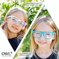 thumbnail image 2 of OWL 2 Pair Sunglasses for Kids, UV Protected Childs Polarized Sunglasses and Clear Lens Toddler Glasses, 2 of 8