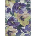 thumbnail image 2 of Addison Rugs Chantille Indoor/Outdoor Transitional Floral Purple Washable Rectangle Rug, 5' x 7'6", 2 of 6