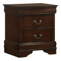 Picket House Furnishings Ellington 2-Drawer Nightstand in Cherry